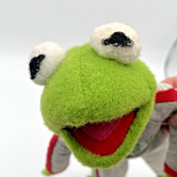 Vintage Kermit The Frog Plush Toy Muppet University Jim Henson 1989 15” - Picture 10 of 10